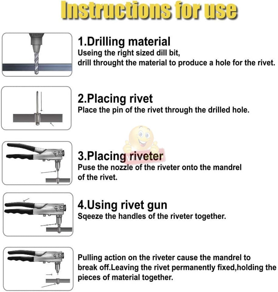 Professional Hand Pop Rivet Gun