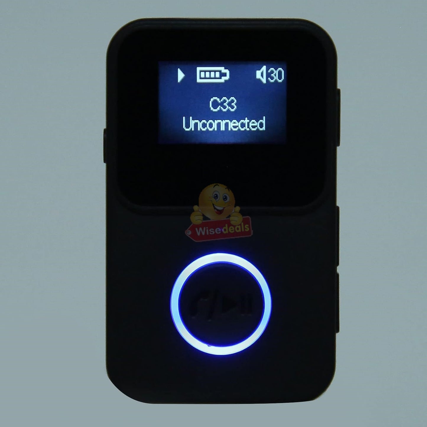 Portable Wireless Audio Player C33 - Bluetooth 5.0, MicroSD, AUX, 200mAh