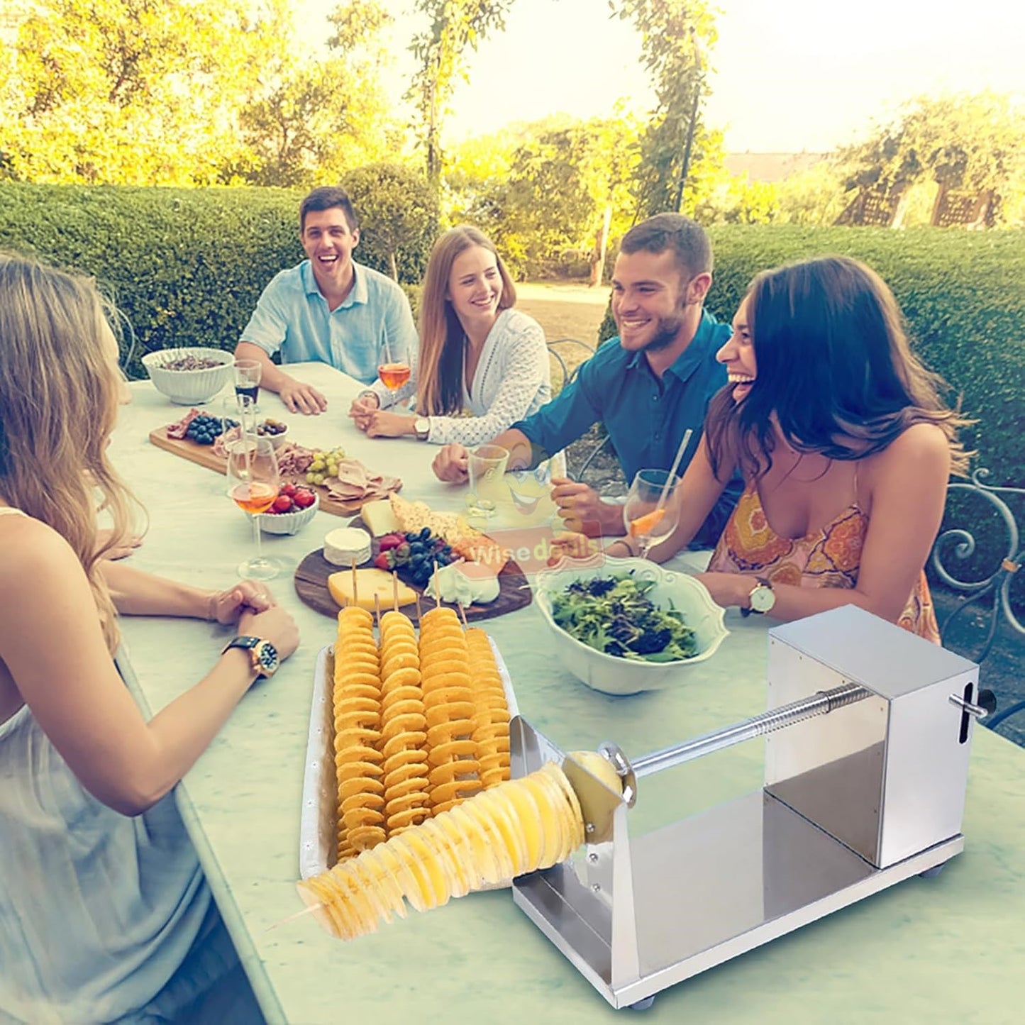 Stainless Steel potato and veggie slicer tornado