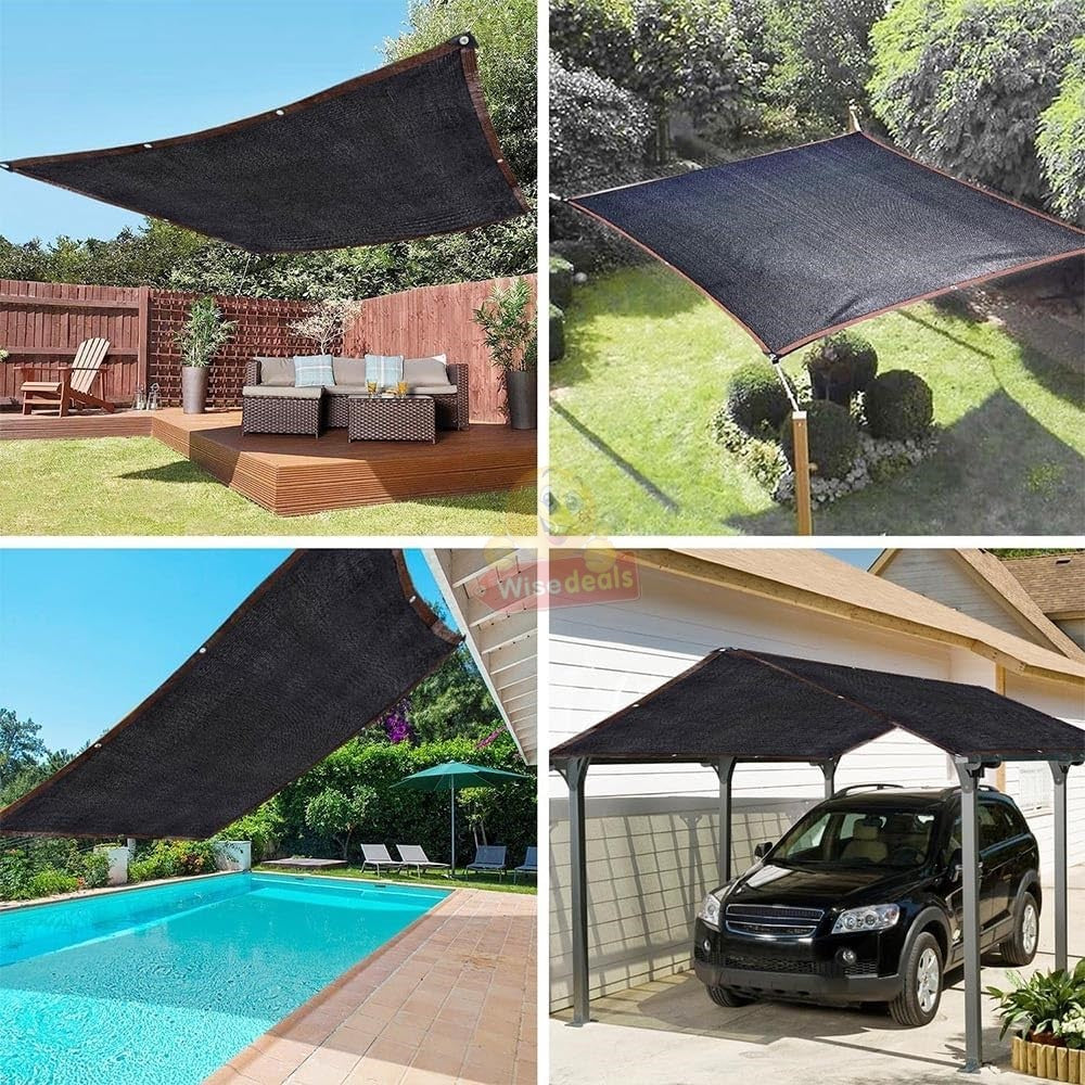 2m X 4m Black Sunshade Net