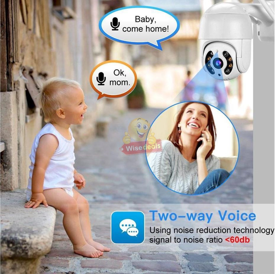 Waterproof Outdoor WIFI IP Camera with V380 PRO App