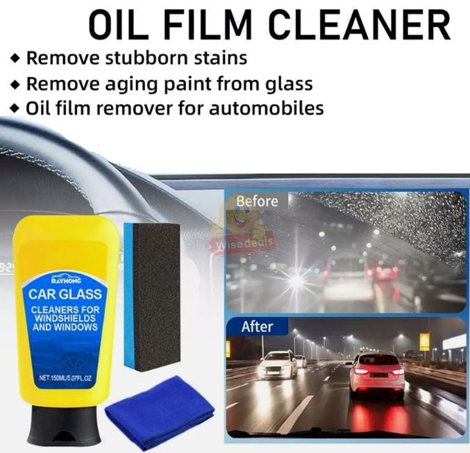 Oil Film Vehicle or Window Glass Remover