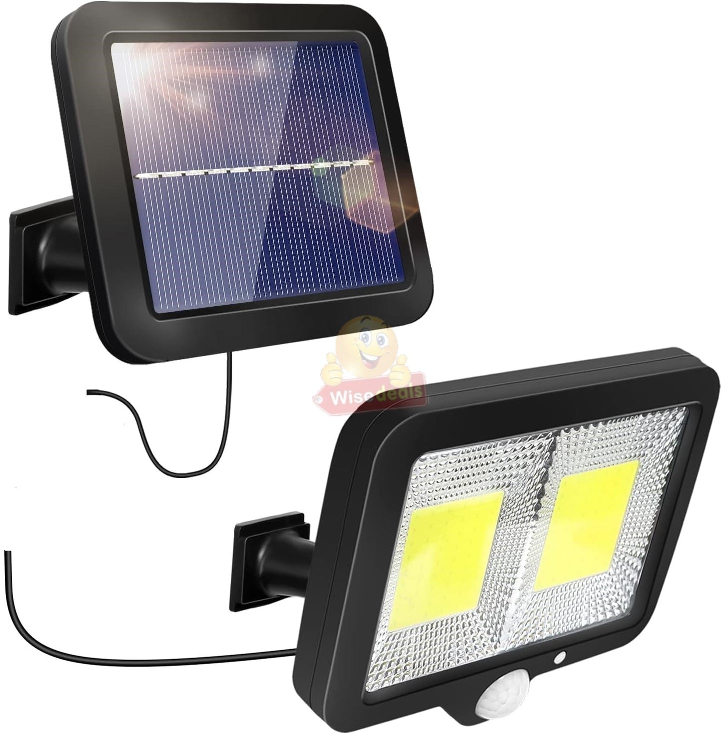 Solar Split COB LED Solar Motion Sensor Light with Solar Panel