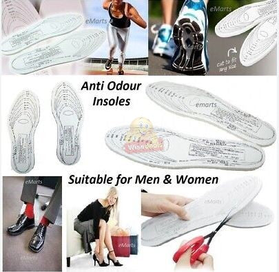 1 Pair of Memory Foam Insoles - Cut to Size