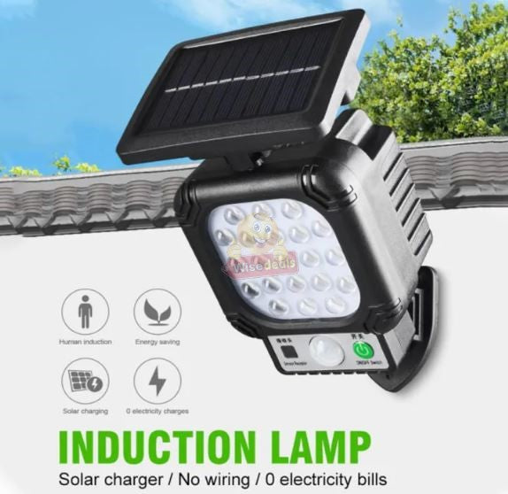 Solar Sensor Wall Light with extension and Panel