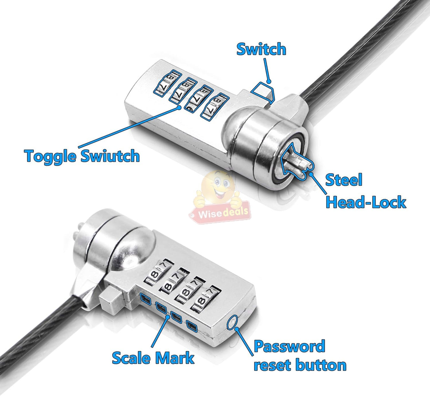 F & K Technology Laptop/Notebook Computer Key Lock