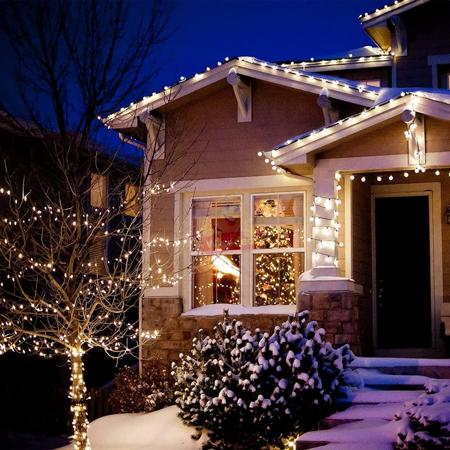 5m 20 LED Solar Bubble String Light