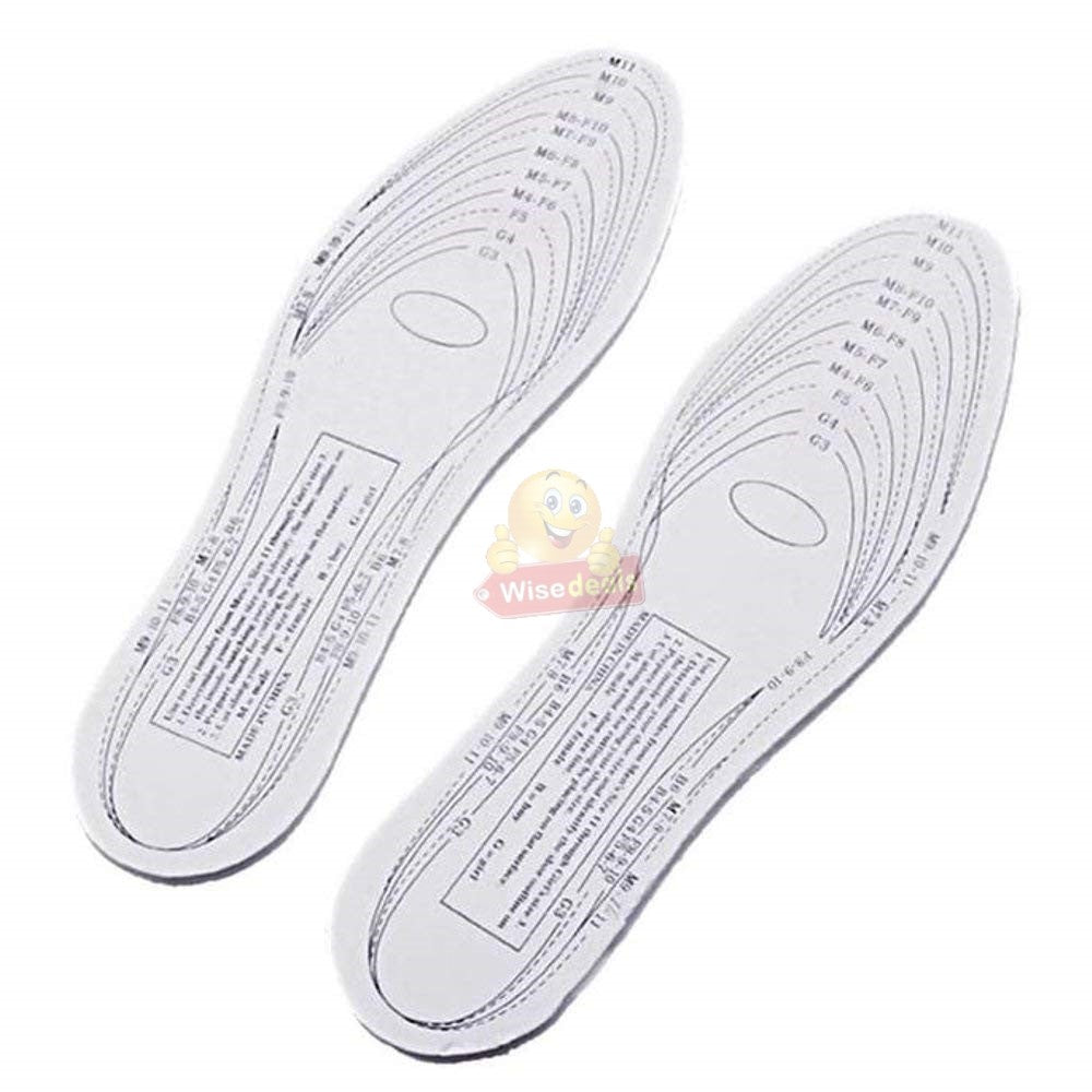 1 Pair of Memory Foam Insoles - Cut to Size