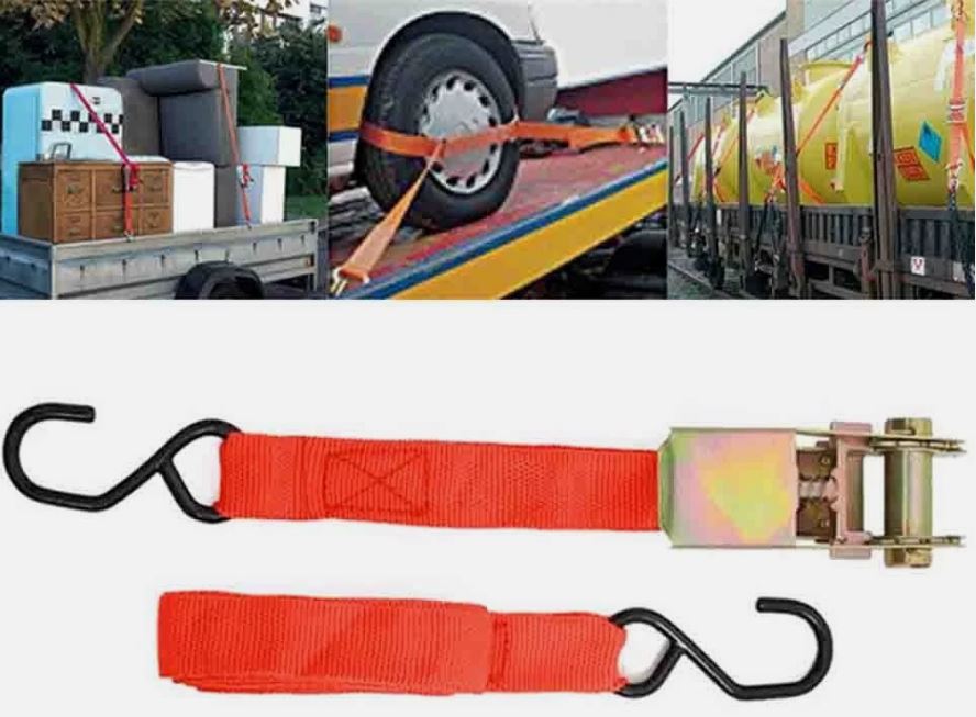 2 Piece 15’ Ratchet Tie Down Set