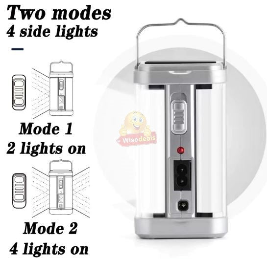 Super Bright Solar Portable Light, Battery 2500mAh, 80 Bright SMD Tube LED