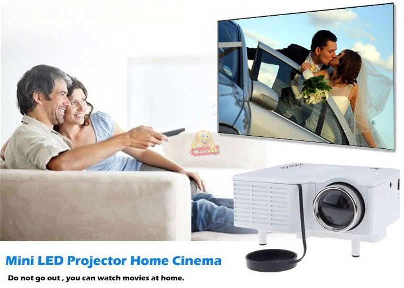 Mini LED Projector with Remote Control