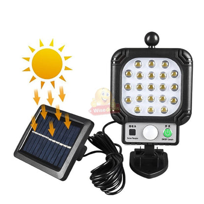Solar Sensor Wall Light with extension and Panel