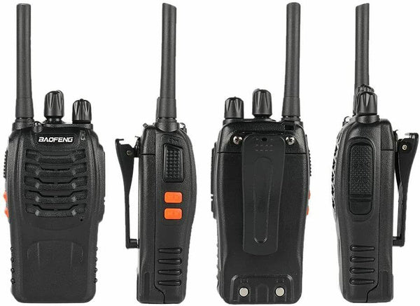 2 X Handheld Walkie Talkie Hand Radio Set with 16 Channels – 3-5 km talking range