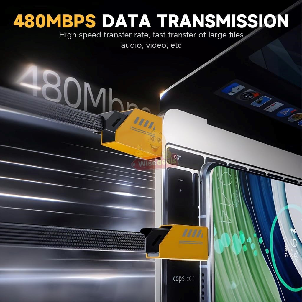 120W 3I-IN-1 Fast Charging Data Cables