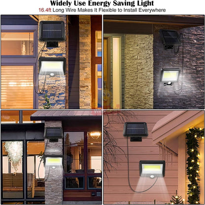 Solar Powered Sensor COB Flood Light