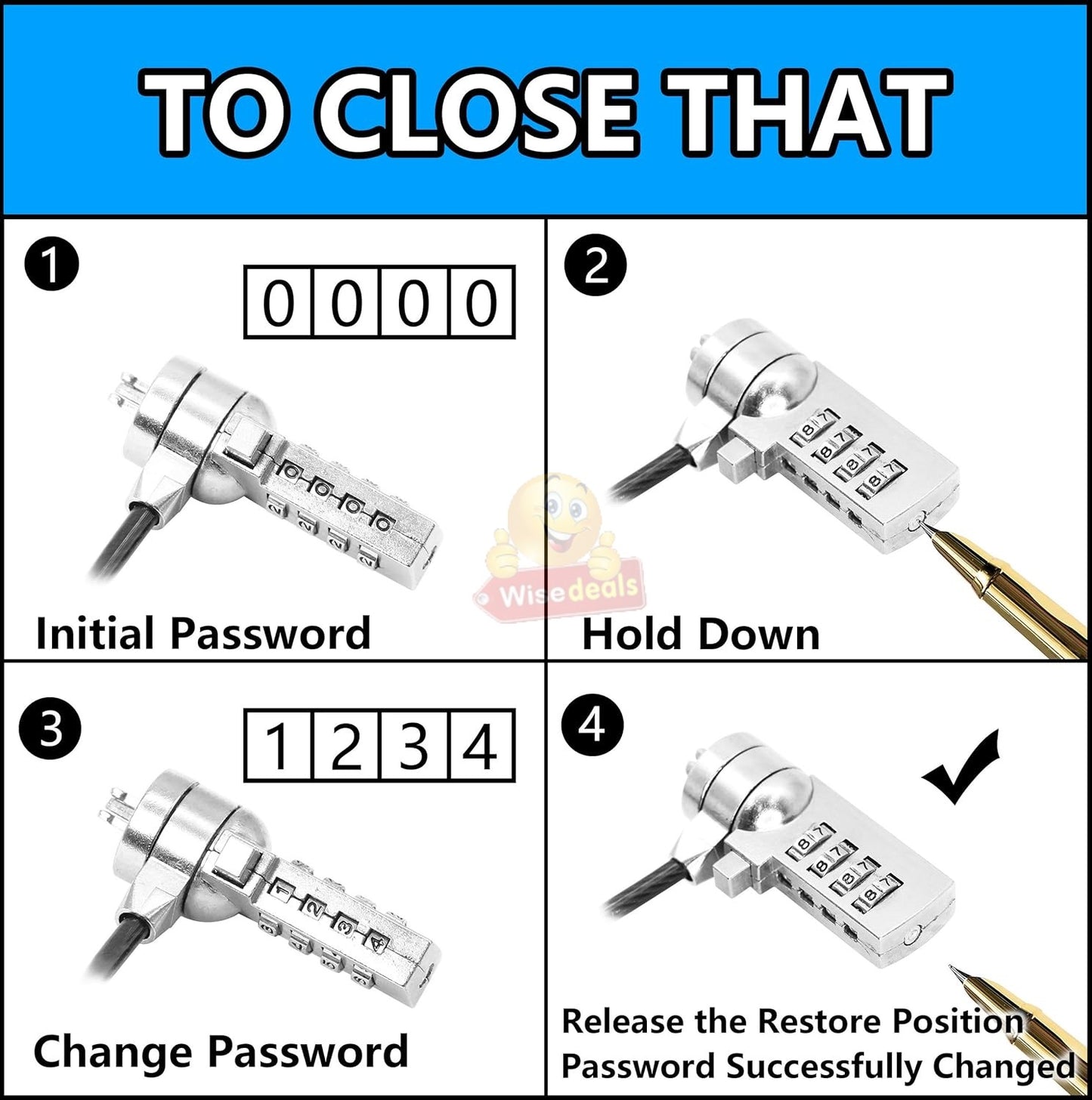 F & K Technology Laptop/Notebook Computer Key Lock