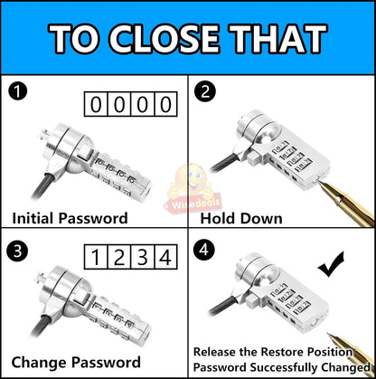 F & K Technology Laptop/Notebook Computer Key Lock