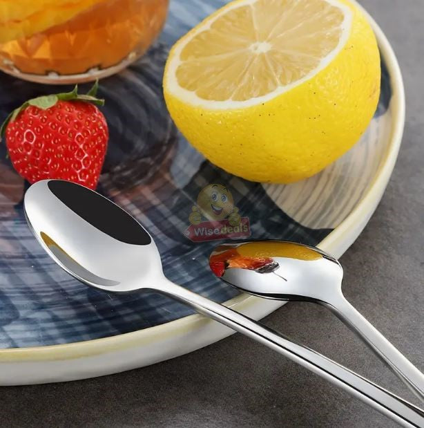 4 Piece Set Premium Stainless Steel Long Handle Teaspoons