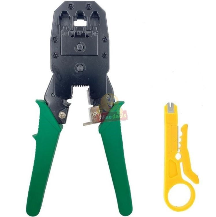 3 In 1 Modular Cable Crimping Tool for RJ45 RJ11 W/ Cable Cutter