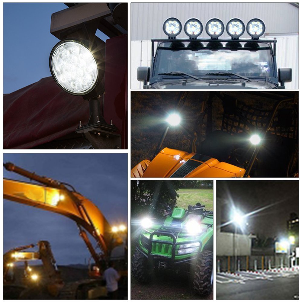 27W Circular Waterproof LED Flood Spot Light