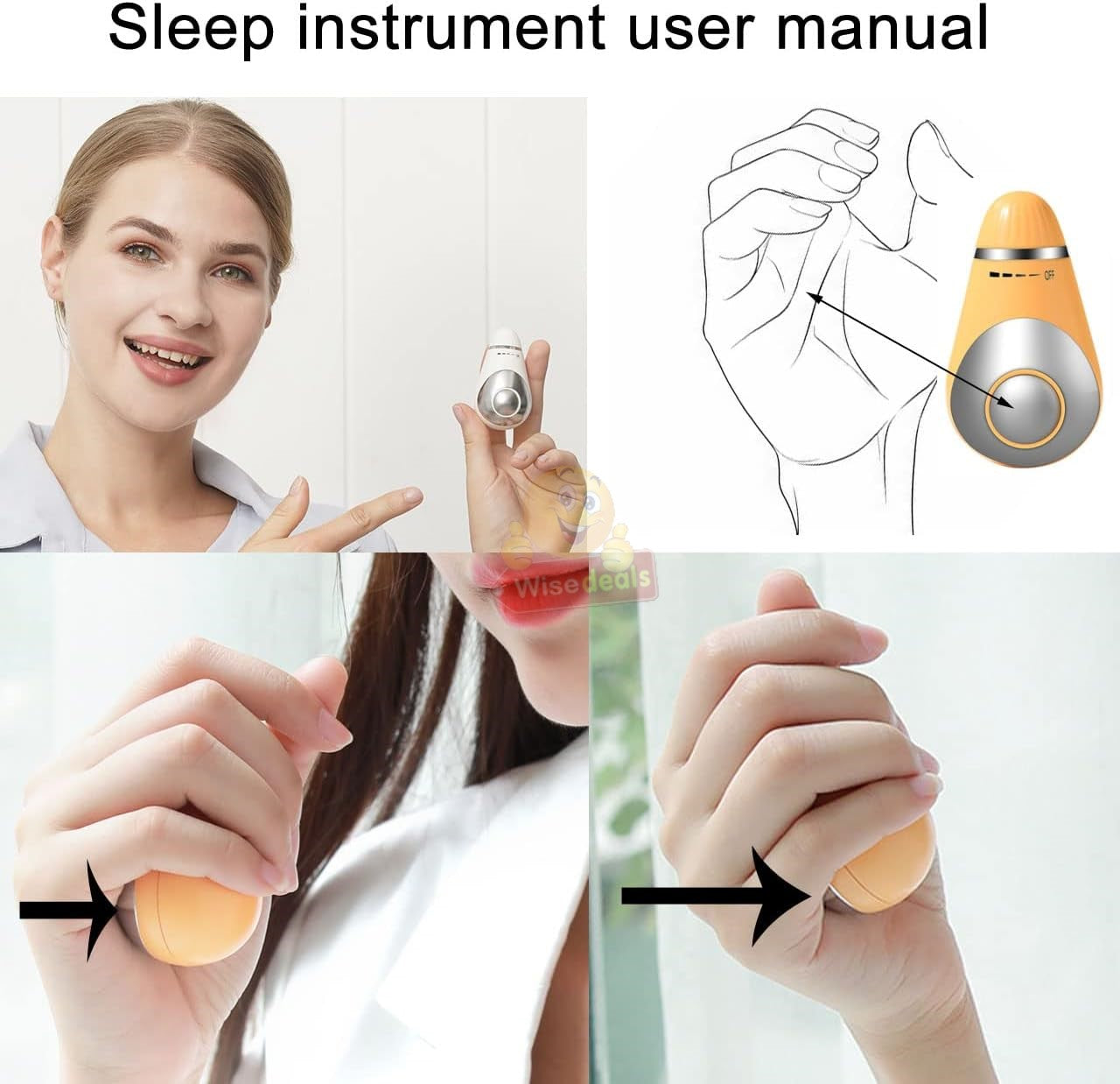 Handheld Sleep Aid Device Massager