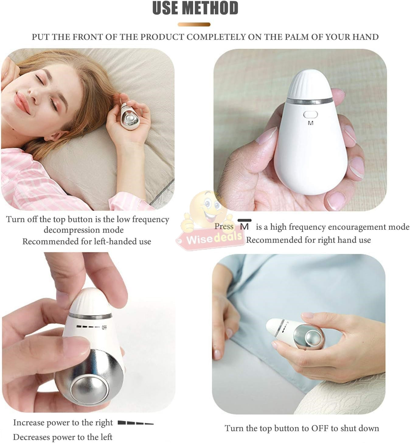 Handheld Sleep Aid Device Massager