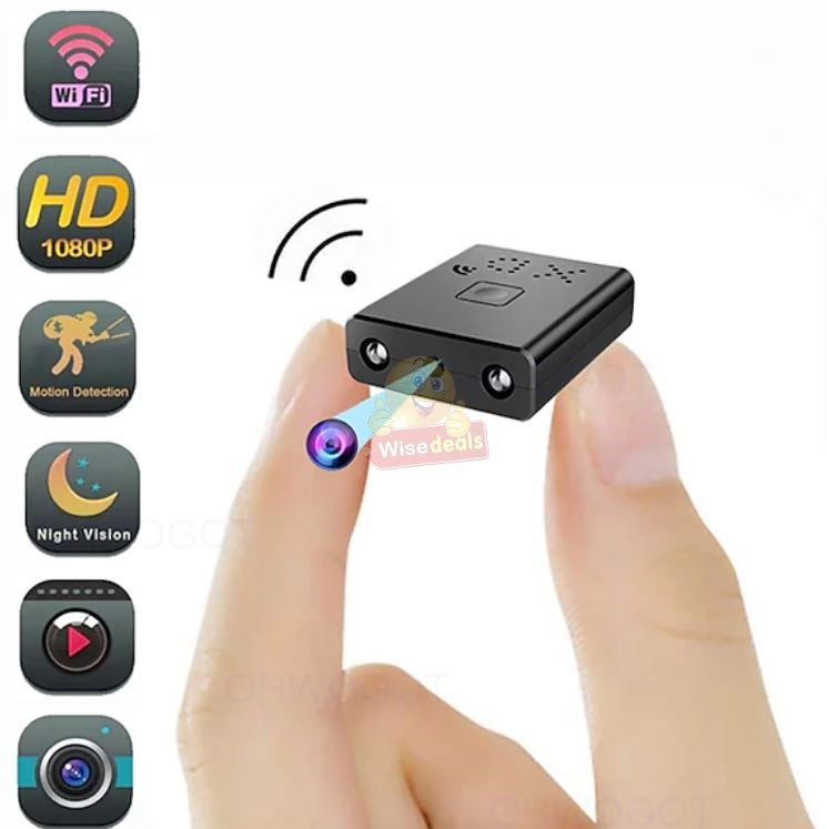 Smallest XD Mini Camera 1080P HD WIFI IP Remote Monitoring, IR Night Vision