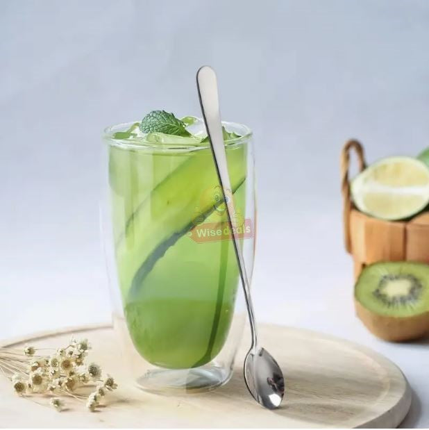 4 Piece Set Premium Stainless Steel Long Handle Teaspoons