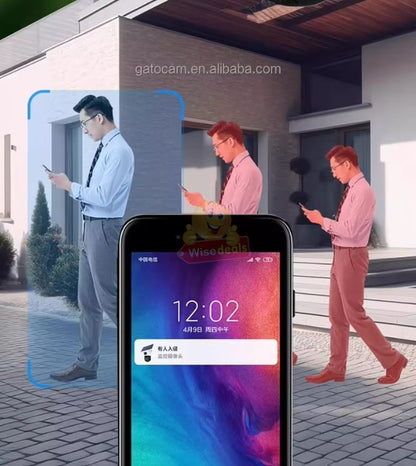 SOLAR Dual Lens & Dual Screen PTZ IP WIFI OR 4G Sim Card Camera