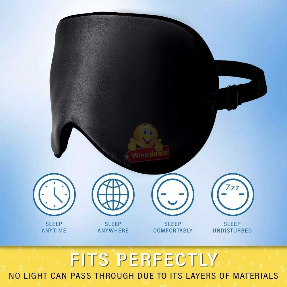 3 in 1 Travel Set - Neck Pillow, Eye Mask and Ear Plug