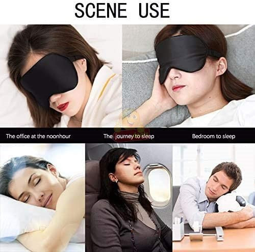 3 in 1 Travel Set - Neck Pillow, Eye Mask and Ear Plug