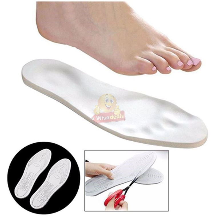 1 Pair of Memory Foam Insoles - Cut to Size