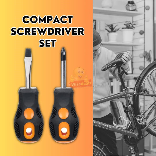 Short Compact Magnetic Finder Screwdriver