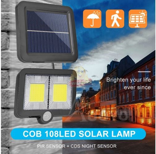 Solar Split COB Solar Motion Sensor Light with Solar Panel