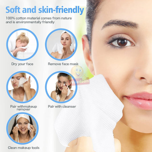 Pack of 60 Disposable Multi-purpose Dry or Wet Towel