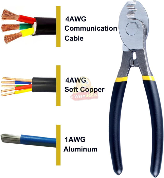 FI-High Carbon Steel 200mm (8 Inch) Cable Cutter