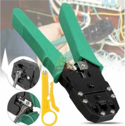 3 In 1 Modular Cable Crimping Tool for RJ45 RJ11 W/ Cable Cutter