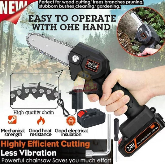24V Lithium Battery Cordless Chainsaw Case Kit