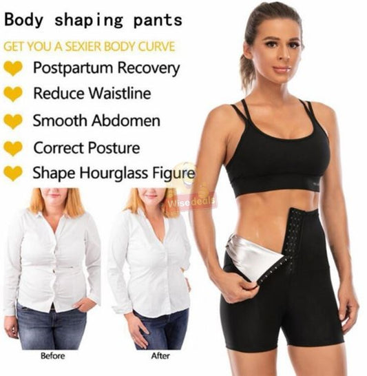 Sauna Sweat Short Pants for Body Shaping