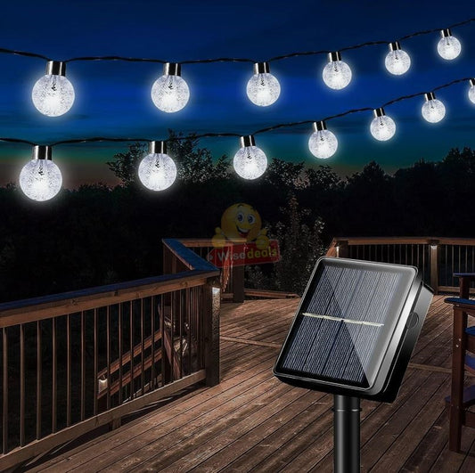 5m 20 LED Solar Bubble String Light