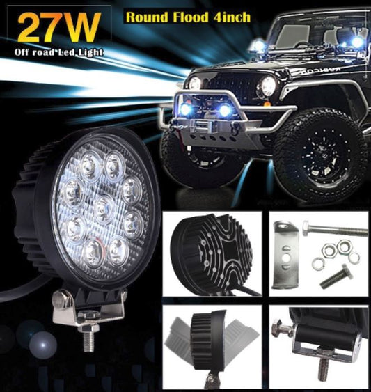 27W Circular Waterproof LED Flood Spot Light