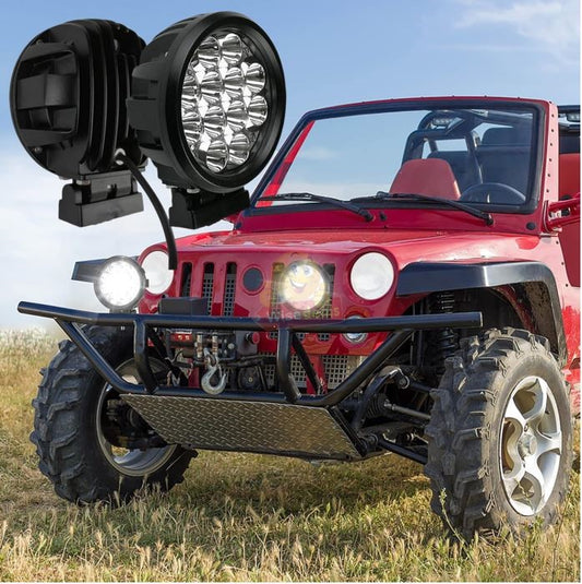 60W Spot Beam 6 Inch Round LED Spotlights
