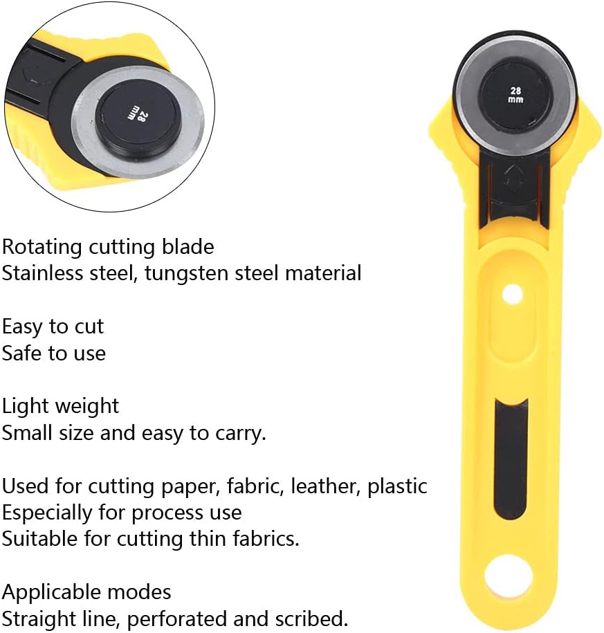 28MM Straight Cutting Blade Stainless Steel Rotary Cutter