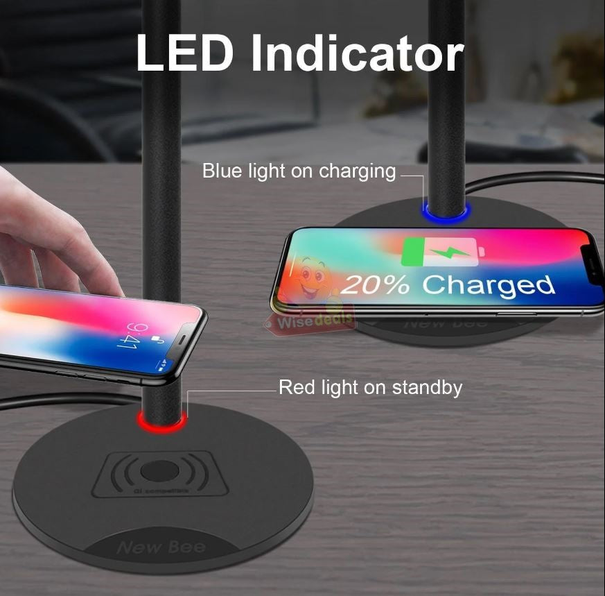 New Bee Fast Wireless Charging Headphone Stand