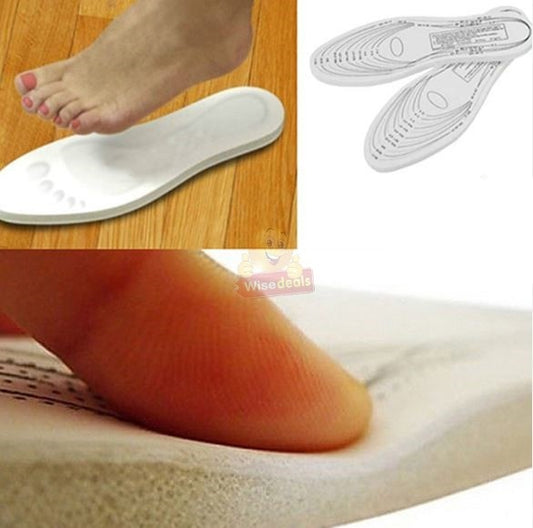 1 Pair of Memory Foam Insoles - Cut to Size