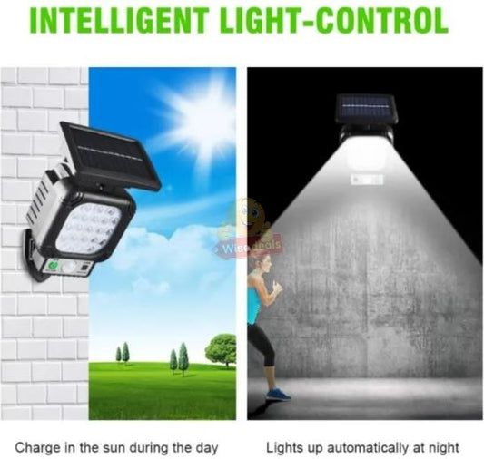 Solar Sensor Wall Light with extension and Panel