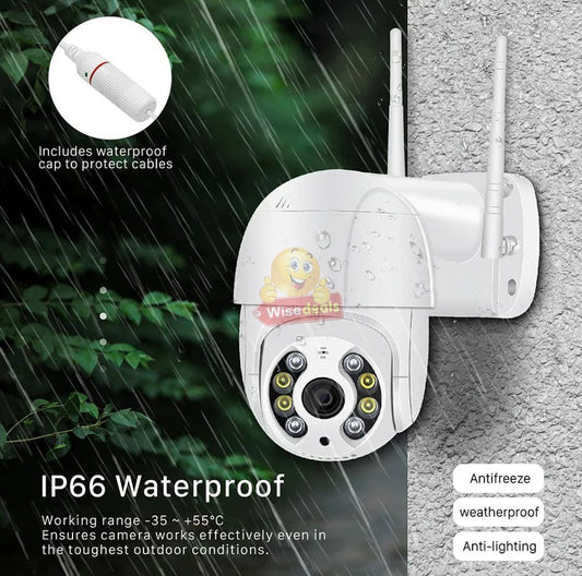 Waterproof Outdoor WIFI IP Camera with V380 PRO App