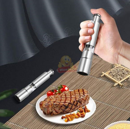 Stainless Steel Pressing Pepper Mill