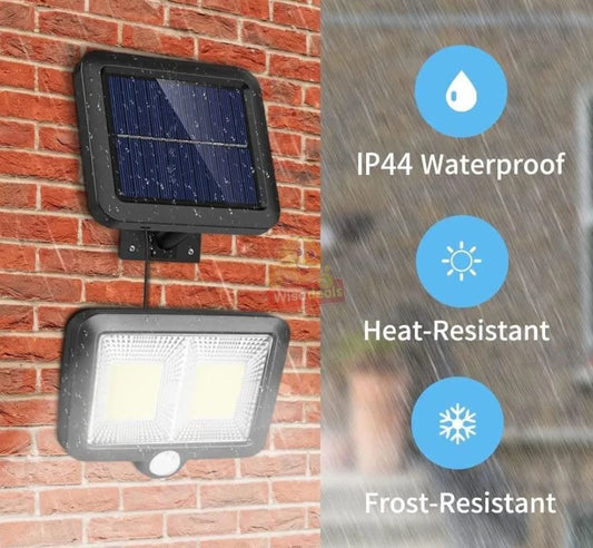 Solar Split COB LED Solar Motion Sensor Light with Solar Panel