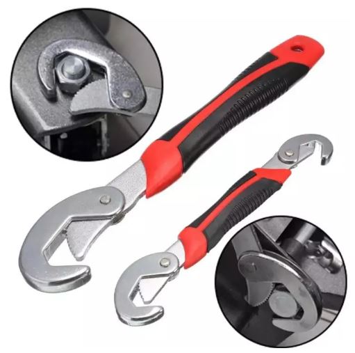 2 Piece Snap ‘n Grip Adjustable Universal Wrench